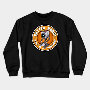 Sad robot Crewneck Sweatshirt